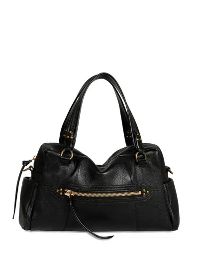 Jérôme Dreyfuss Lucky Bowling Shoulder Bag In Black