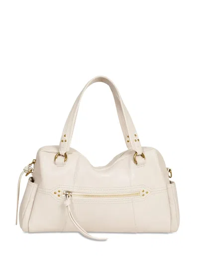 Jérôme Dreyfuss Lucky Bowling Shoulder Bag In White