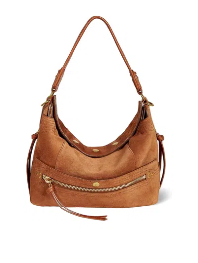 Jérôme Dreyfuss Lucky Hobo Bag In Beige