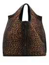 Jérôme Dreyfuss Leopard Print Paco Tote Bag In Brown
