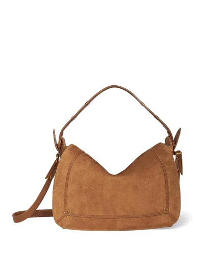 JÉRÔME DREYFUSS PEPITO LARGE SUEDE BAG