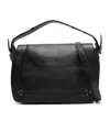Jérôme Dreyfuss Jerome Dreyfuss Pepito Medium Leather Tote Bag In Black