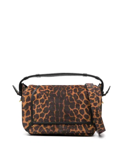 Jérôme Dreyfuss S Pepito Cross Body Bag In Animal Print