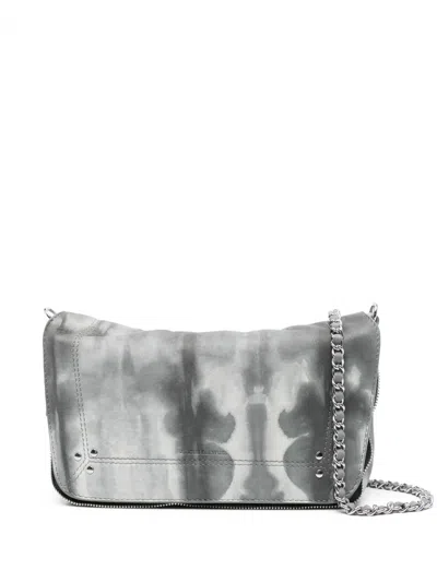 Jérôme Dreyfuss Small Bobi Cross Body Bag In Grey
