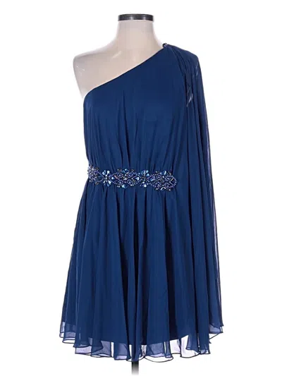 Pre-owned Js Boutique Cocktail Dress In Blue