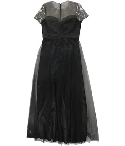 Pre-owned Js Collection Womens Embellished Gown Dress In Black