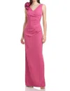 Js Collections Anais Sleeveless Column Gown In Multi