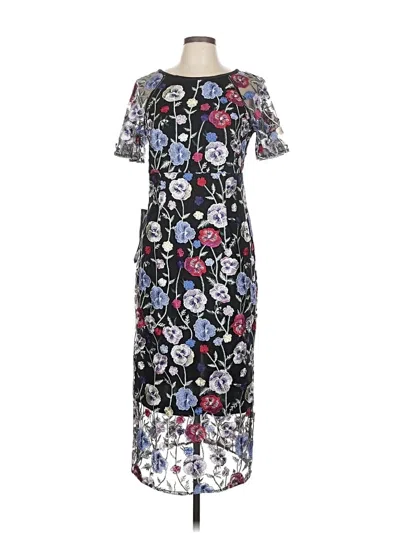 Pre-owned Js Collections Casual Dress In Black