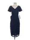Js Collections Casual Dress In Blue