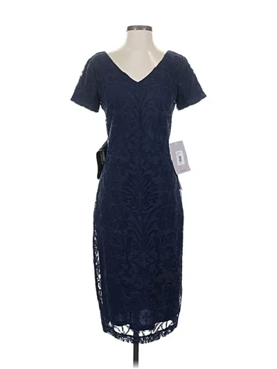 Js Collections Casual Dress In Blue