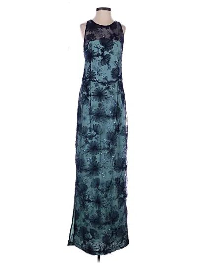 Pre-owned Js Collections Casual Dress In Blue