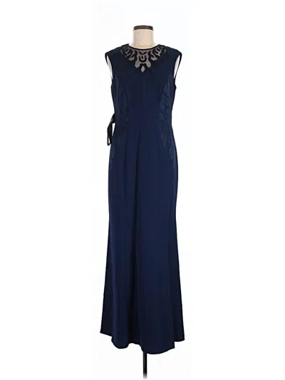 Pre-owned Js Collections Casual Dress In Blue