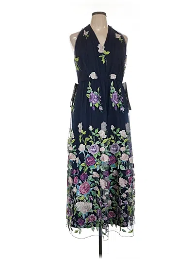Pre-owned Js Collections Casual Dress In Blue