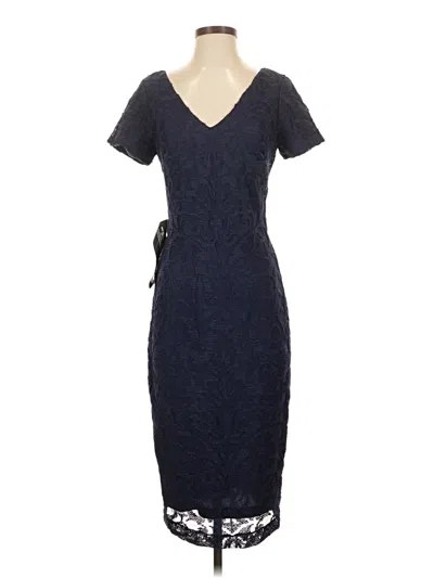 Pre-owned Js Collections Casual Dress In Blue