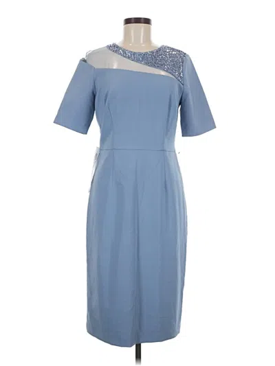 Pre-owned Js Collections Casual Dress In Blue