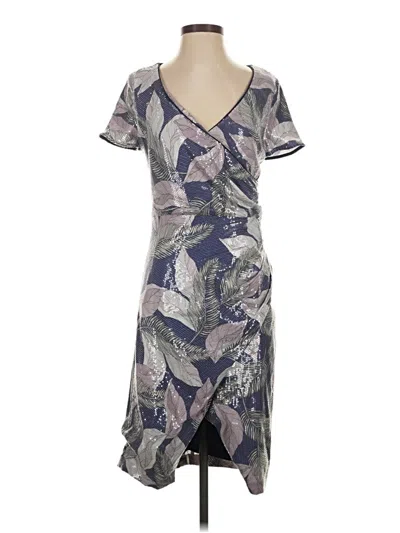 Pre-owned Js Collections Casual Dress In Purple