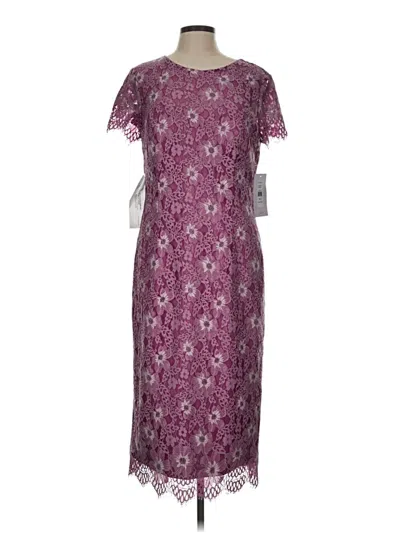 Pre-owned Js Collections Casual Dress In Purple