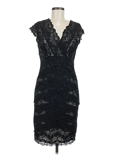 Pre-owned Js Collections Cocktail Dress In Black