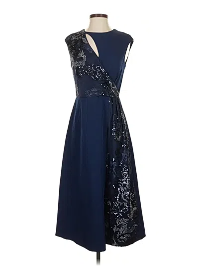 Js Collections Cocktail Dress In Blue