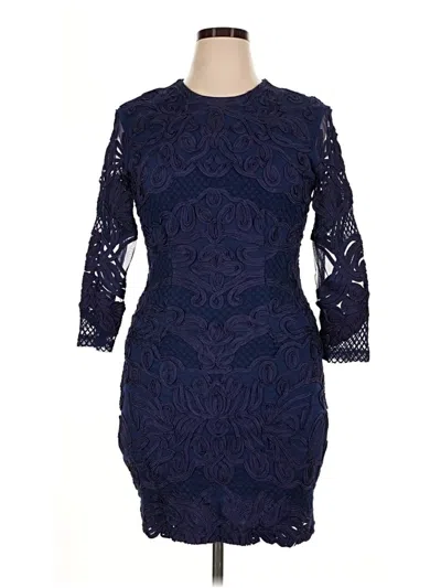Pre-owned Js Collections Cocktail Dress In Blue