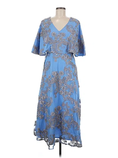 Pre-owned Js Collections Cocktail Dress In Blue