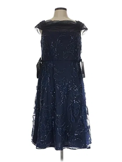 Js Collections Cocktail Dress In Blue