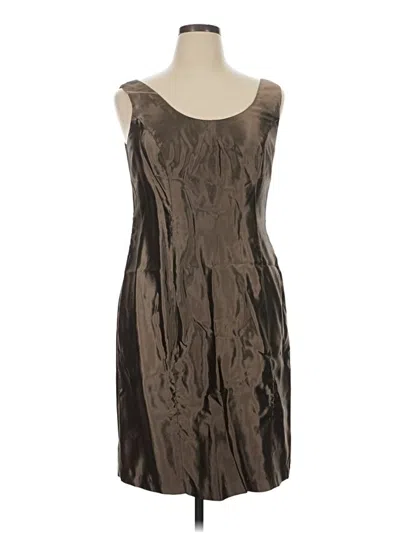 Pre-owned Js Collections Cocktail Dress In Brown