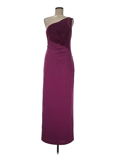 Pre-owned Js Collections Cocktail Dress In Burgundy