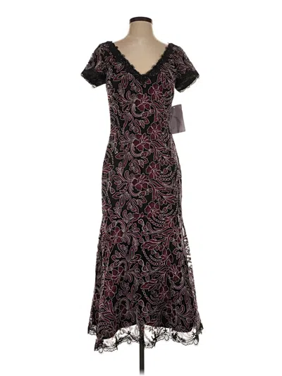 Pre-owned Js Collections Cocktail Dress In Burgundy