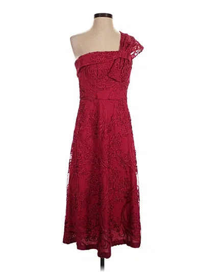 Js Collections Cocktail Dress In Burgundy