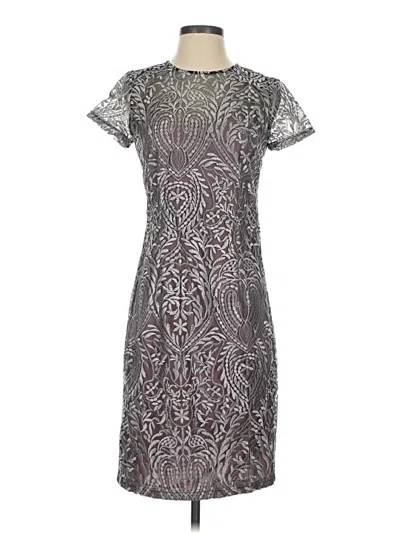 Pre-owned Js Collections Cocktail Dress In Gray