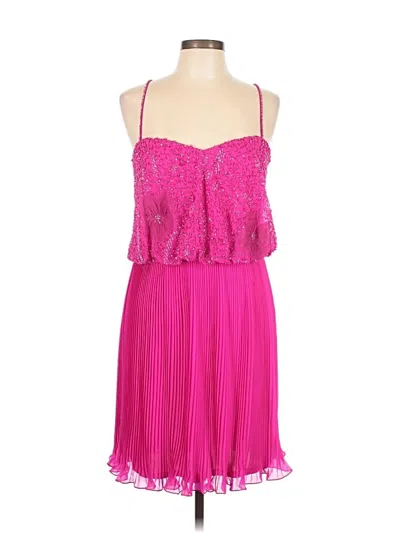 Pre-owned Js Collections Cocktail Dress In Pink
