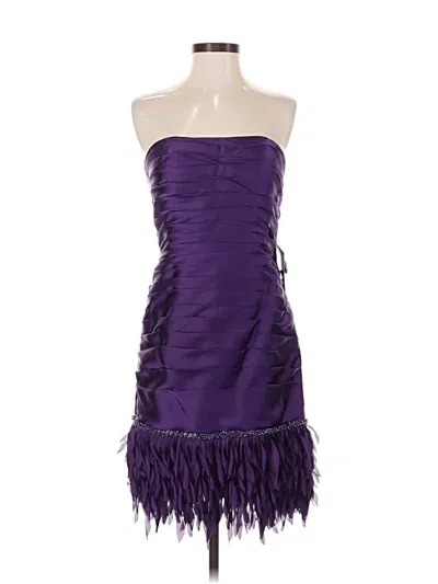 Js Collections Cocktail Dress In Purple