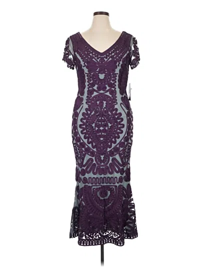 Pre-owned Js Collections Cocktail Dress In Purple