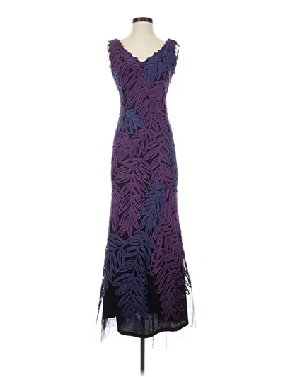 Pre-owned Js Collections Cocktail Dress In Purple
