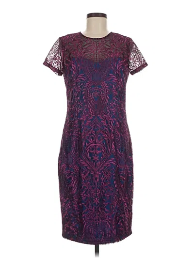Pre-owned Js Collections Cocktail Dress In Purple
