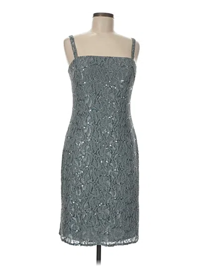 Pre-owned Js Collections Cocktail Dress In Silver