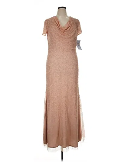 Js Collections Cocktail Dress In Tan