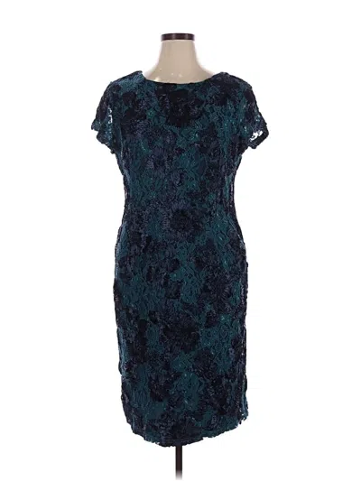 Pre-owned Js Collections Cocktail Dress In Teal