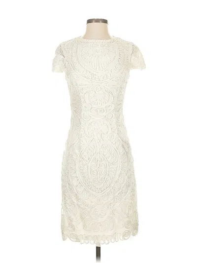 Pre-owned Js Collections Cocktail Dress In White