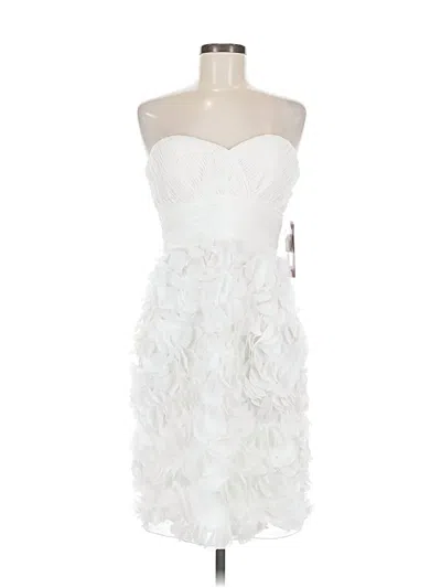 Pre-owned Js Collections Cocktail Dress In White