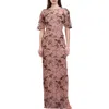 Js Collections Daphne Embroidered Sequin Column Gown