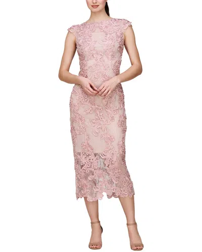 Js Collections Elexis Sheath Dress In Pink