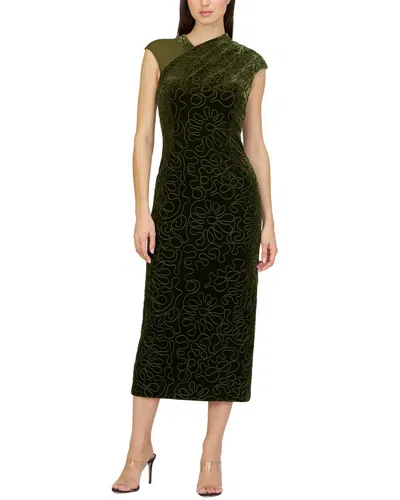 Js Collections Emiliana Cocktail Dress In Green