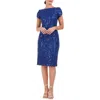 Js Collections Fiona Embroidered Floral Sheath Dress