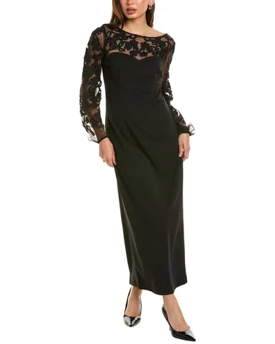 Js Collections Linett Soutache Midi Dress In Blue