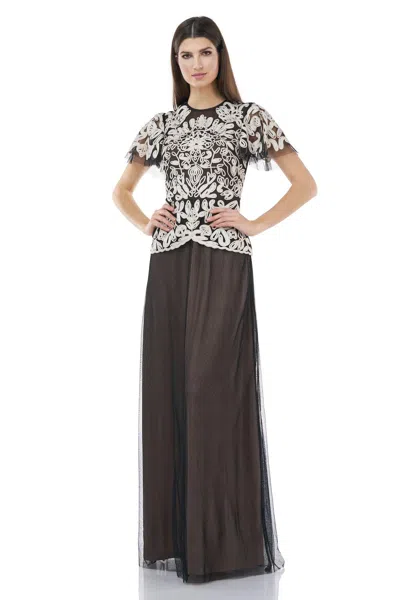 Js Collections Long Mother Of The Bride Dress 867032 In Brown