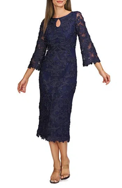 JS COLLECTIONS JS COLLECTIONS PERLA SOUTACHE SHEATH DRESS
