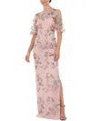 JS COLLECTIONS PLUS WOMENS EMBROIDERED POLYESTER EVENING DRESS