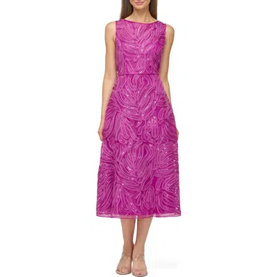 Js Collections Sequin Soutache Lace Cocktail Dress
